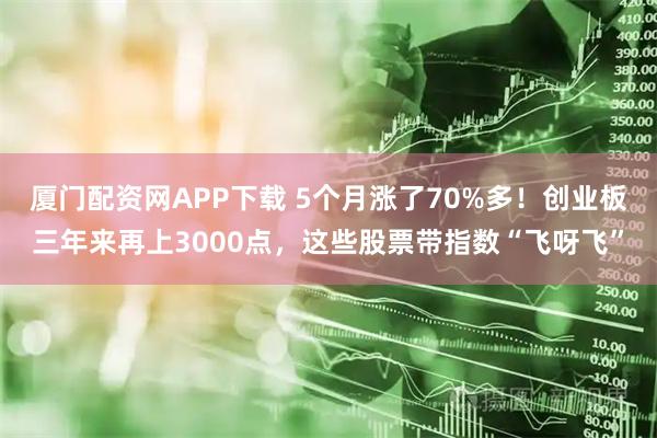 厦门配资网APP下载 5个月涨了70%多!创业板三年来再上3000点,这些股票带指数“飞呀飞”